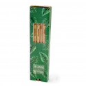 Coffret de 6 crayons à graines publicitaires, en bois de cèdre, avec capsule biodégradable renfermant des graines.