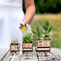Tiny Plante Wooden Box, boite en bois au logo personnalisable, saura ravir vos invités pour une première communion