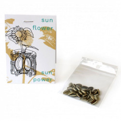 Sachet de graines personnalisés publicitaire, fleurs, aromatiques, légumes, goodies écologiques, objet pub nature, plantes