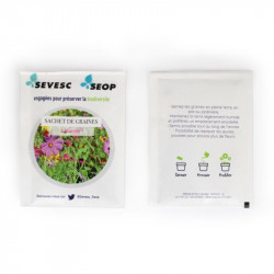 Sachet de graines personnalisés publicitaire, fleurs, aromatiques, légumes, goodies écologiques, objet pub nature