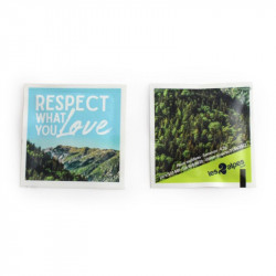 Sachet de graines personnalisés publicitaire, fleurs, aromatiques, légumes, goodies écologiques