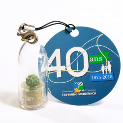 Cartonette ronde quadrichromie pour personnaliser vos babyplantes  - cadeau goodies original écologique