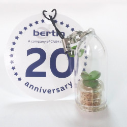 Personnalisation babyplantes avec cartonette ronde quadrichromie recto/verso - cadeau goodies original écologique BERTIN