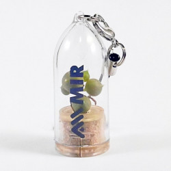 Babyplante personnalisée par tampographie 1 couleur objet publicitaire goodies écologique mini plante cactus porte clé