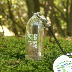 Babyplante personnalisée par tampographie 1 couleur objet publicitaire goodies écologique mini plante cactus porte clé