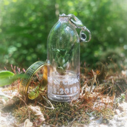 Babyplante personnalisée mini plante cactus porte clé nature écologique cadeau mariage original wedding gift
