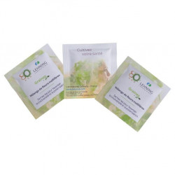 Sachet de graines personnalisés publicitaire, fleurs, aromatiques, légumes, goodies écologiques, objets pub nature