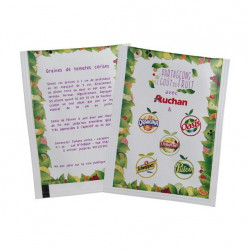 Sachet de graines personnalisés publicitaire, fleurs, aromatiques, légumes, goodies écologiques, objet pub nature