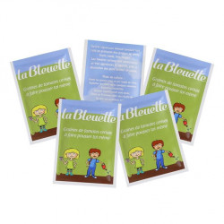 Sachet de graines personnalisés publicitaire, fleurs, aromatiques, légumes, goodies écologiques, objet pub nature