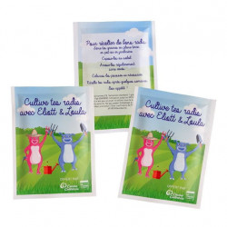 Sachet de graines personnalisés publicitaire, fleurs, aromatiques, légumes, goodies écologiques, objet pub nature