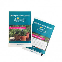 Sachet de graines personnalisés publicitaire, fleurs, aromatiques, légumes, goodies écologiques, objet pub nature