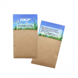 Sachet de graines personnalisés publicitaire, fleurs, aromatiques, légumes, goodies écologiques, objet pub nature, papier kraft